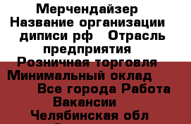 Мерчендайзер › Название организации ­ диписи.рф › Отрасль предприятия ­ Розничная торговля › Минимальный оклад ­ 25 000 - Все города Работа » Вакансии   . Челябинская обл.,Златоуст г.